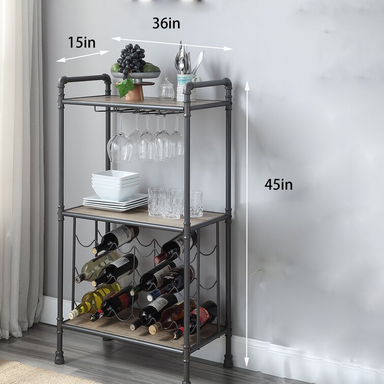 Metal wine discount racks free standing